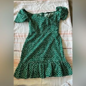Green dress